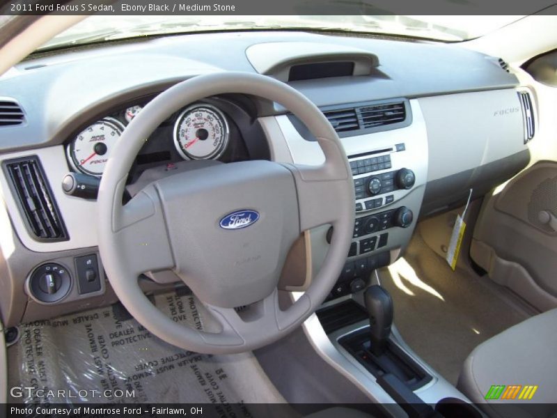 Medium Stone Interior - 2011 Focus S Sedan 