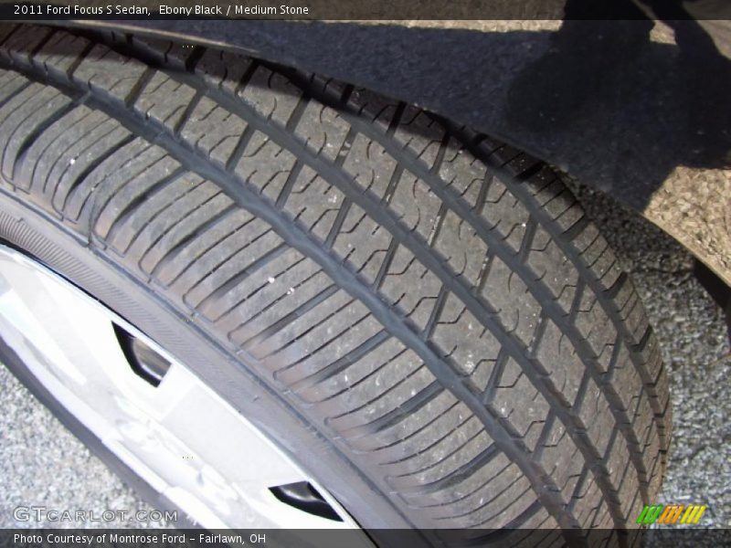 Ebony Black / Medium Stone 2011 Ford Focus S Sedan