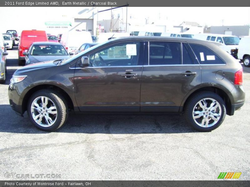 Earth Metallic / Charcoal Black 2011 Ford Edge Limited AWD