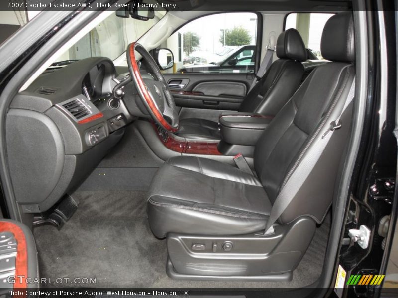 Black Raven / Ebony/Ebony 2007 Cadillac Escalade AWD