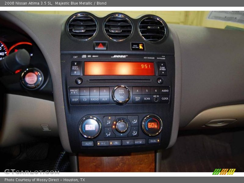 Majestic Blue Metallic / Blond 2008 Nissan Altima 3.5 SL