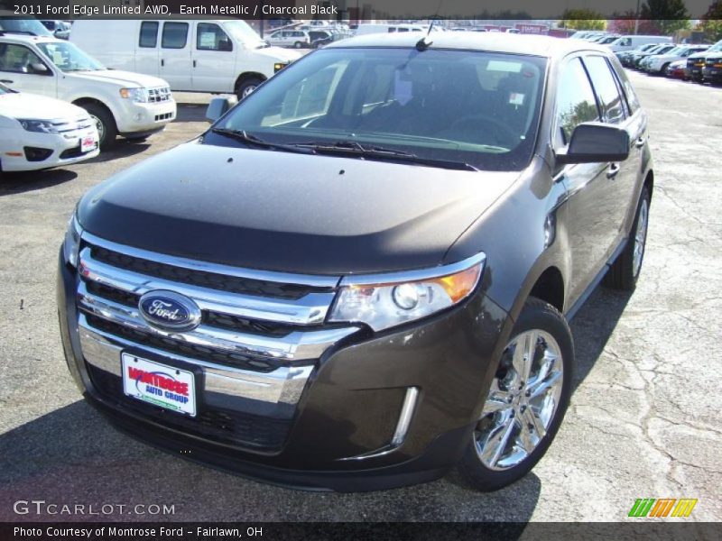 Earth Metallic / Charcoal Black 2011 Ford Edge Limited AWD
