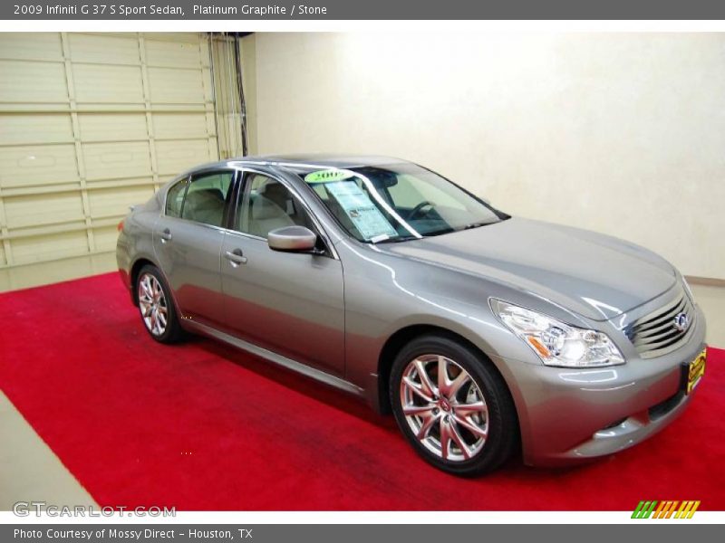 Platinum Graphite / Stone 2009 Infiniti G 37 S Sport Sedan