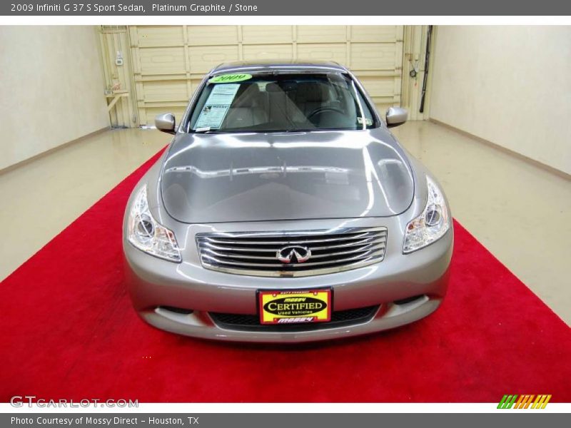 Platinum Graphite / Stone 2009 Infiniti G 37 S Sport Sedan