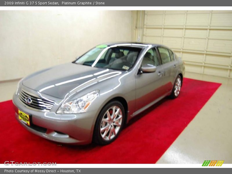 Platinum Graphite / Stone 2009 Infiniti G 37 S Sport Sedan