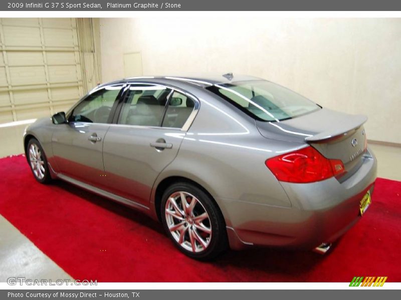 Platinum Graphite / Stone 2009 Infiniti G 37 S Sport Sedan