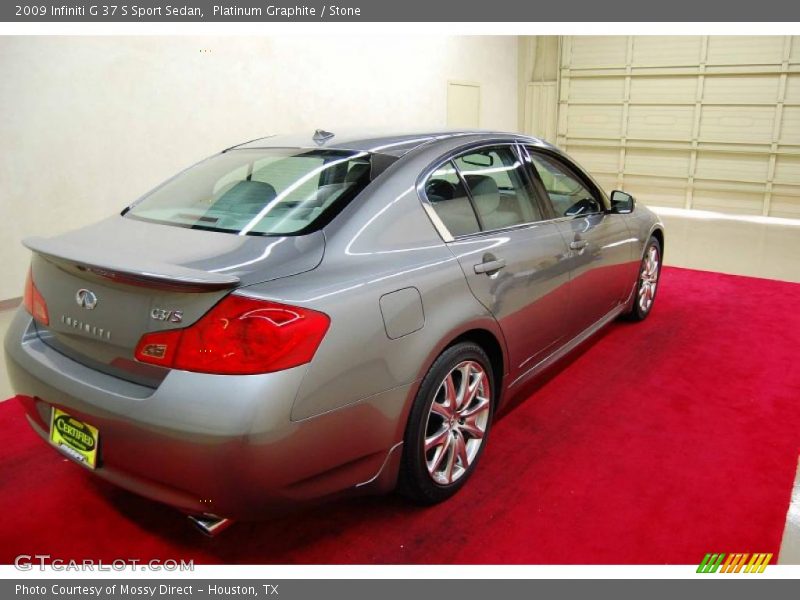 Platinum Graphite / Stone 2009 Infiniti G 37 S Sport Sedan