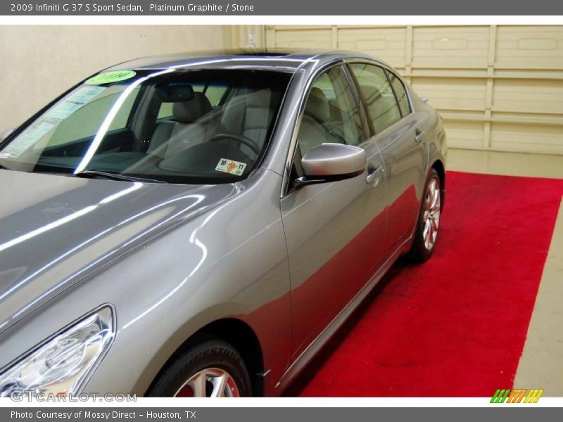 Platinum Graphite / Stone 2009 Infiniti G 37 S Sport Sedan