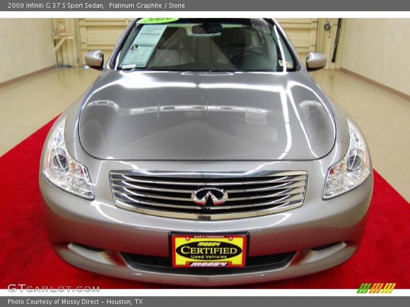 Platinum Graphite / Stone 2009 Infiniti G 37 S Sport Sedan