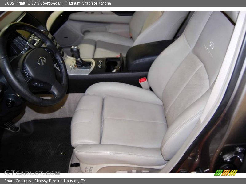 Platinum Graphite / Stone 2009 Infiniti G 37 S Sport Sedan