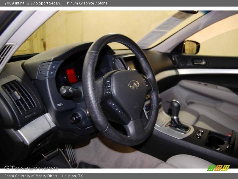 Platinum Graphite / Stone 2009 Infiniti G 37 S Sport Sedan
