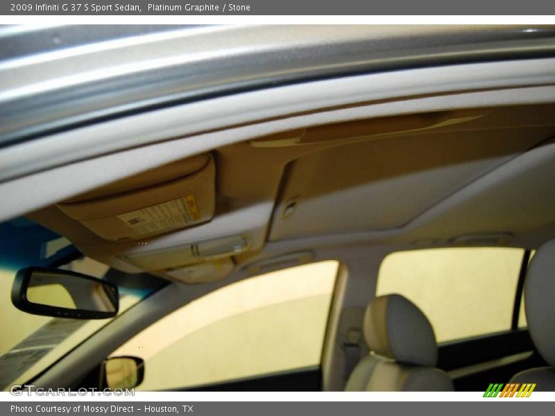 Platinum Graphite / Stone 2009 Infiniti G 37 S Sport Sedan