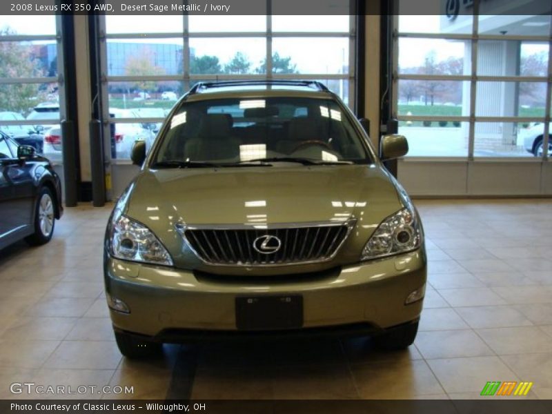 Desert Sage Metallic / Ivory 2008 Lexus RX 350 AWD