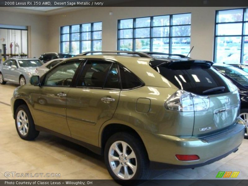 Desert Sage Metallic / Ivory 2008 Lexus RX 350 AWD