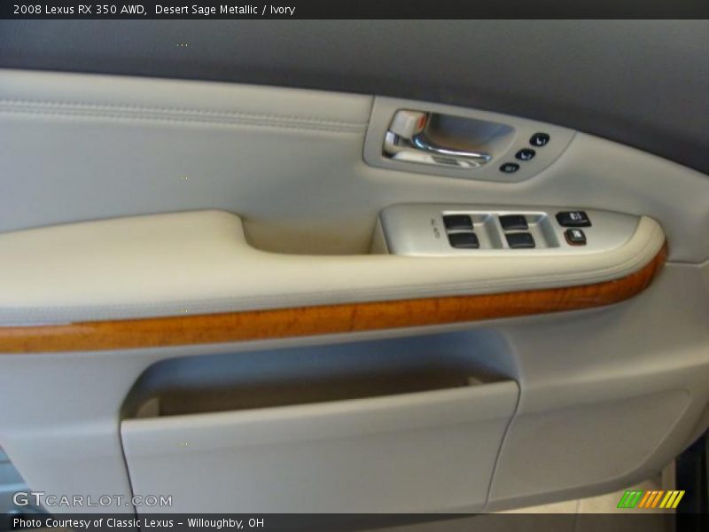 Desert Sage Metallic / Ivory 2008 Lexus RX 350 AWD