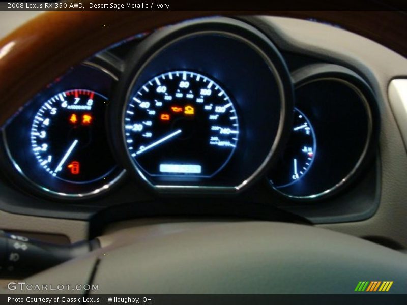 Desert Sage Metallic / Ivory 2008 Lexus RX 350 AWD