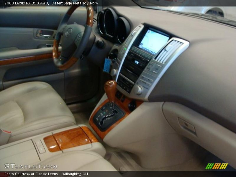 Desert Sage Metallic / Ivory 2008 Lexus RX 350 AWD