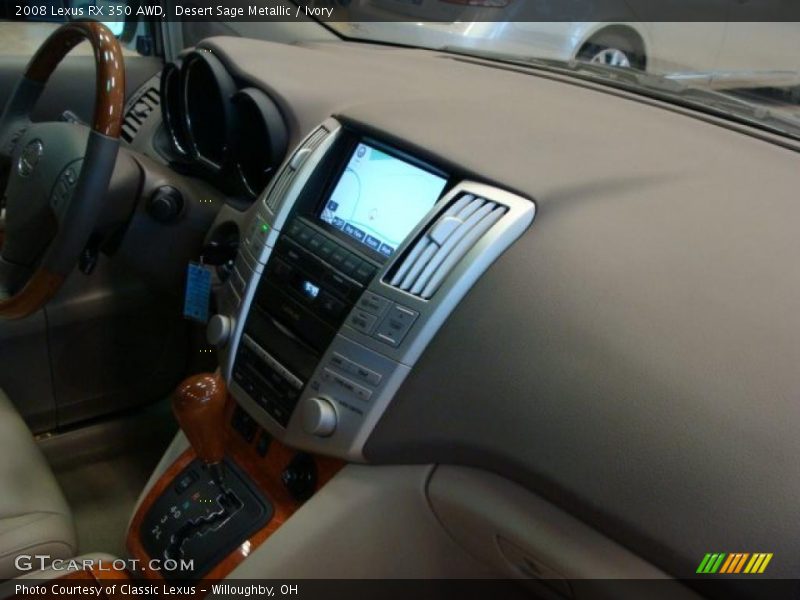 Desert Sage Metallic / Ivory 2008 Lexus RX 350 AWD