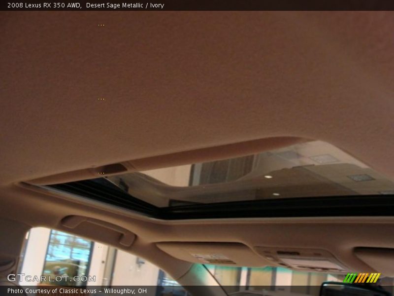 Desert Sage Metallic / Ivory 2008 Lexus RX 350 AWD