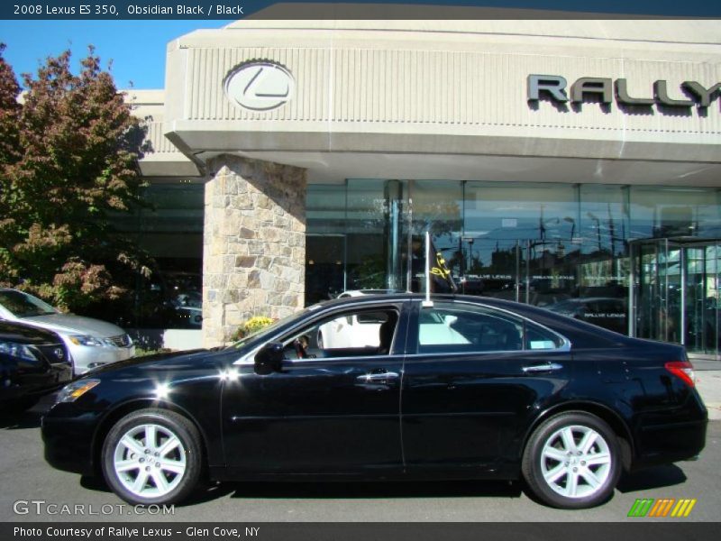 Obsidian Black / Black 2008 Lexus ES 350