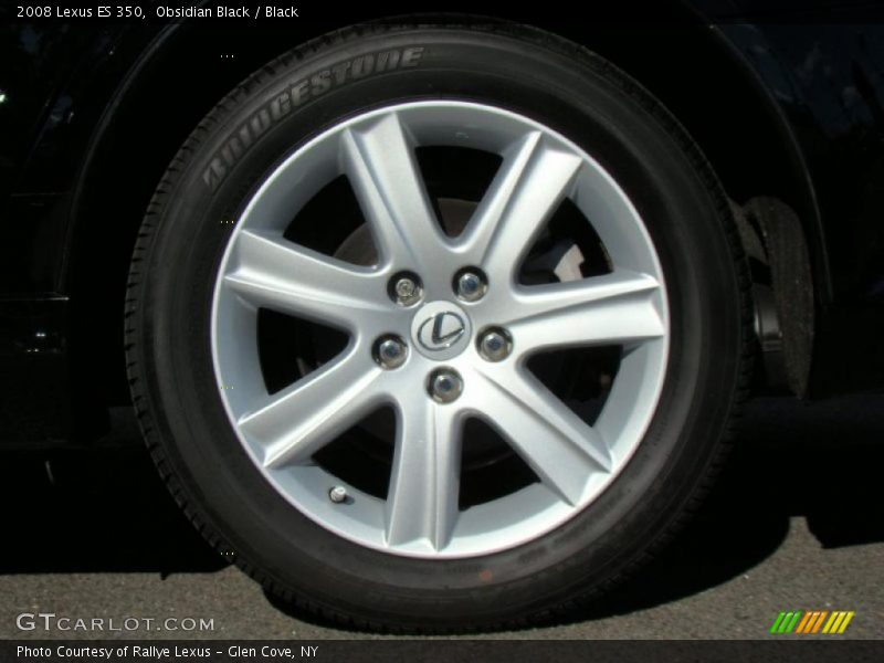 Obsidian Black / Black 2008 Lexus ES 350