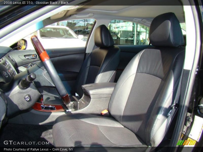 Obsidian Black / Black 2008 Lexus ES 350