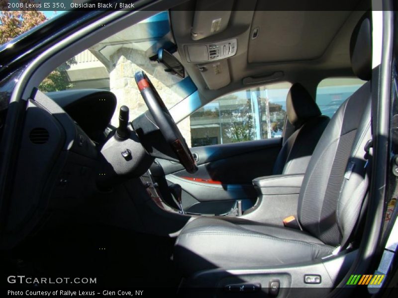 Obsidian Black / Black 2008 Lexus ES 350