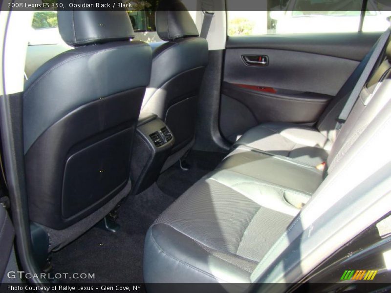 Obsidian Black / Black 2008 Lexus ES 350