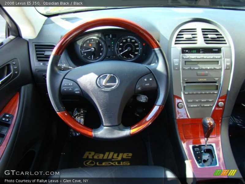 Obsidian Black / Black 2008 Lexus ES 350