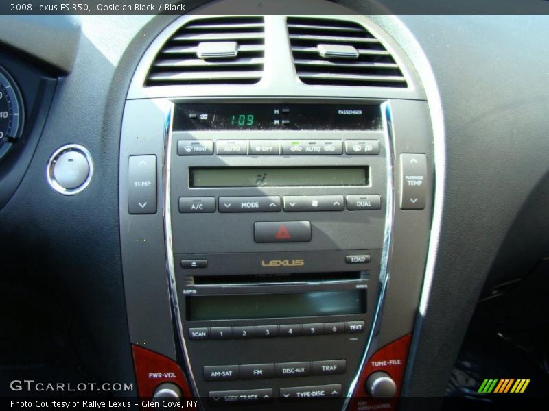 Obsidian Black / Black 2008 Lexus ES 350