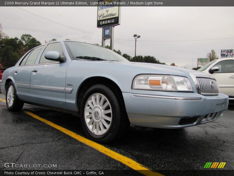 Light Ice Blue Metallic / Medium Light Stone 2009 Mercury Grand Marquis LS Ultimate Edition