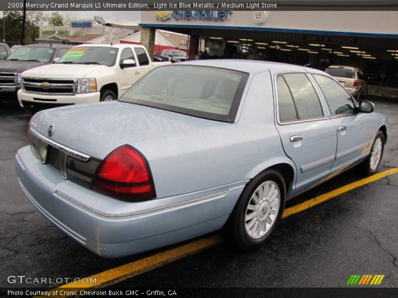 Light Ice Blue Metallic / Medium Light Stone 2009 Mercury Grand Marquis LS Ultimate Edition