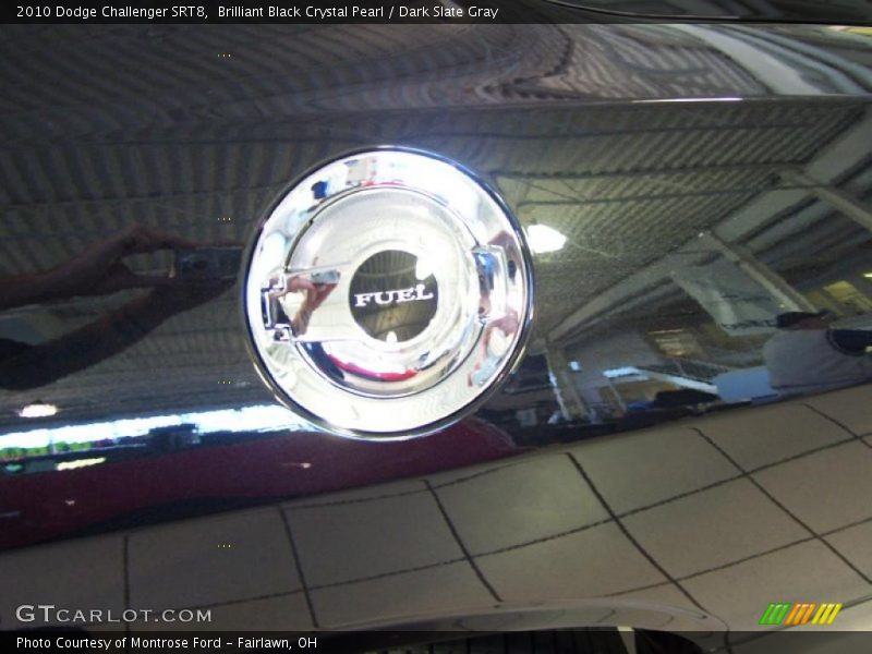 Brilliant Black Crystal Pearl / Dark Slate Gray 2010 Dodge Challenger SRT8