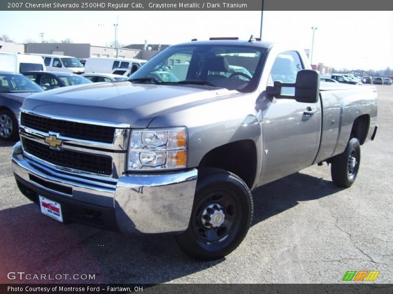 Graystone Metallic / Dark Titanium 2007 Chevrolet Silverado 2500HD Regular Cab