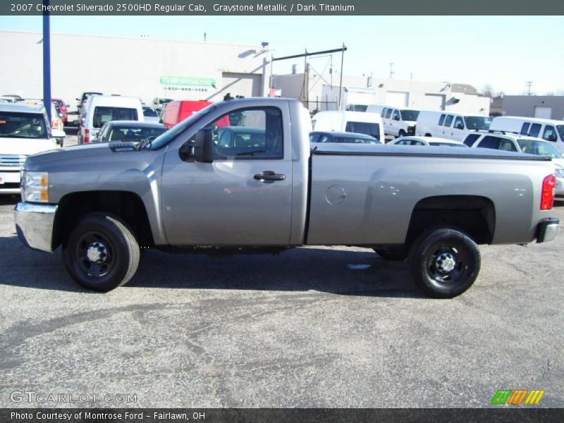 Graystone Metallic / Dark Titanium 2007 Chevrolet Silverado 2500HD Regular Cab