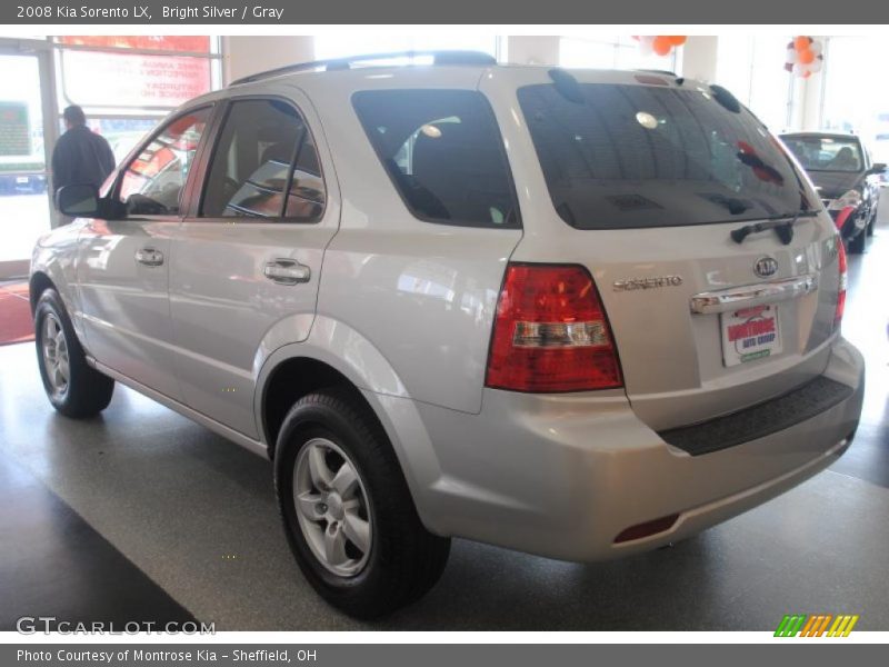 Bright Silver / Gray 2008 Kia Sorento LX