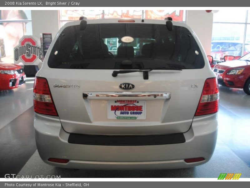 Bright Silver / Gray 2008 Kia Sorento LX