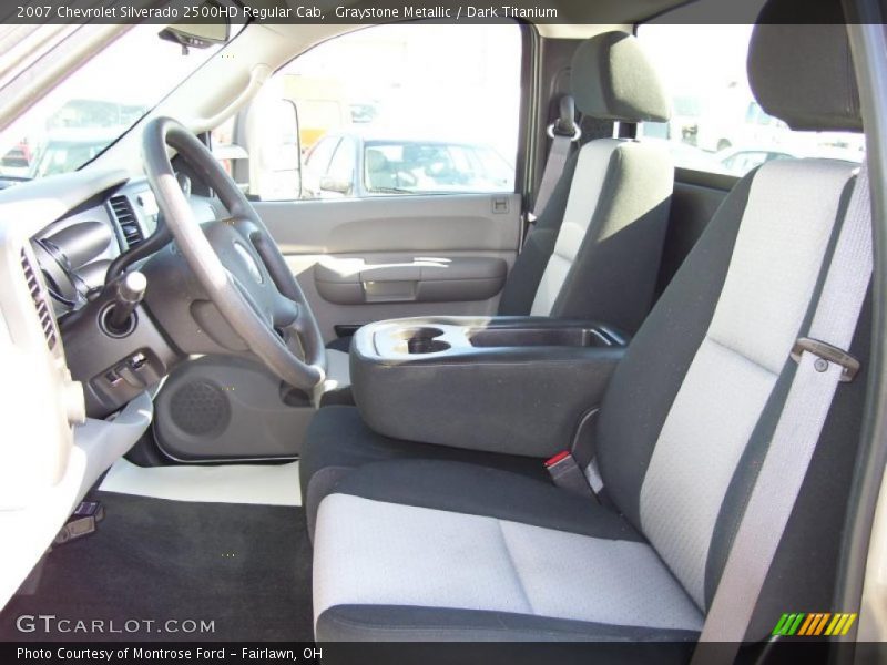  2007 Silverado 2500HD Regular Cab Dark Titanium Interior