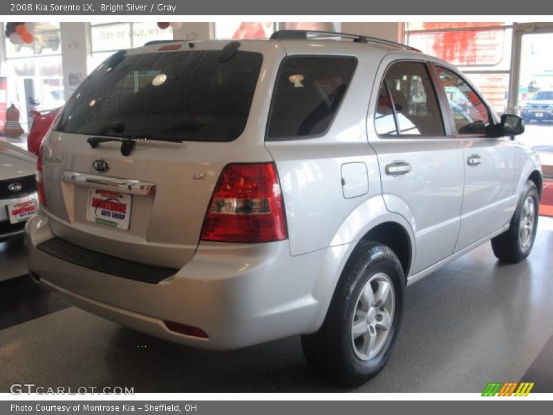 Bright Silver / Gray 2008 Kia Sorento LX