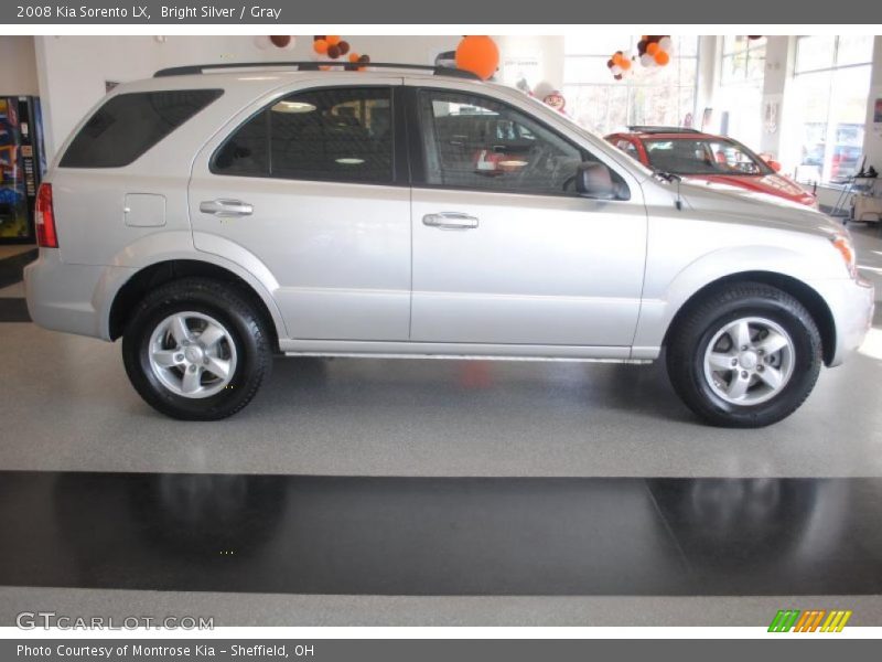 Bright Silver / Gray 2008 Kia Sorento LX