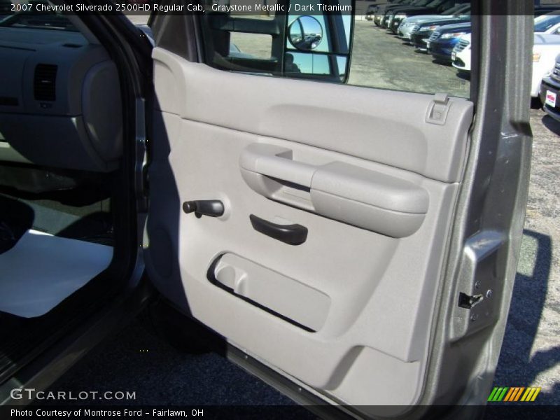 Graystone Metallic / Dark Titanium 2007 Chevrolet Silverado 2500HD Regular Cab