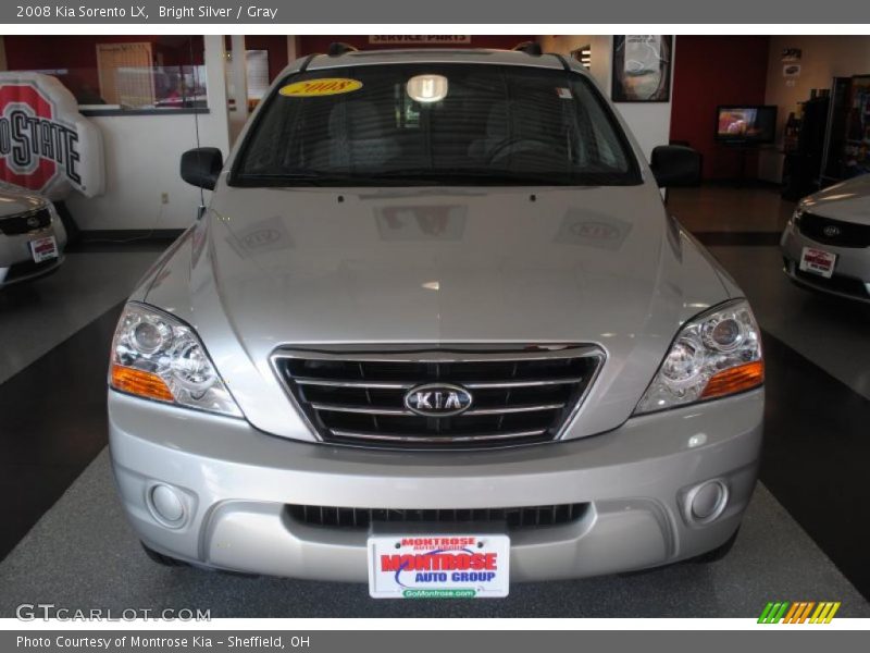 Bright Silver / Gray 2008 Kia Sorento LX
