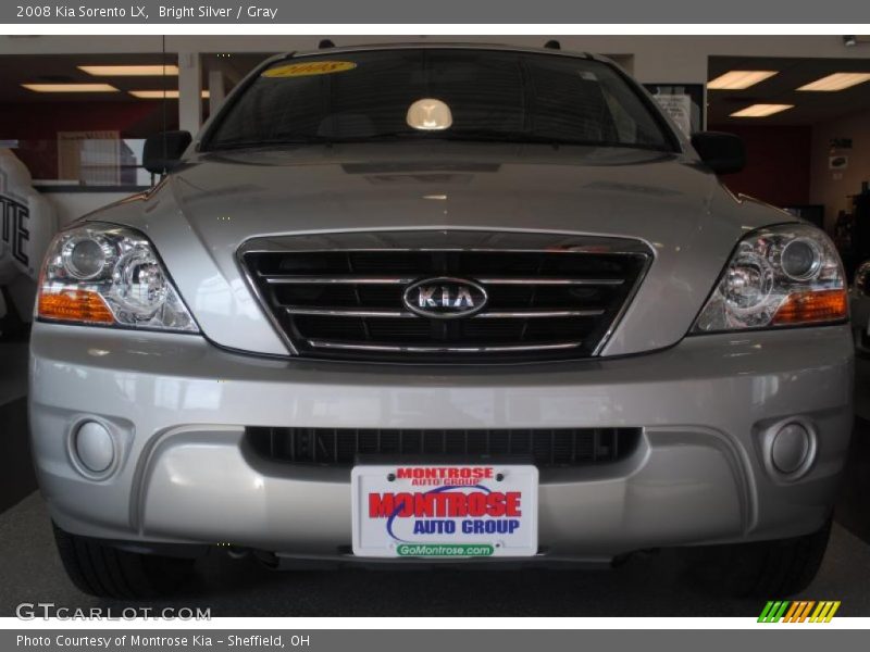 Bright Silver / Gray 2008 Kia Sorento LX