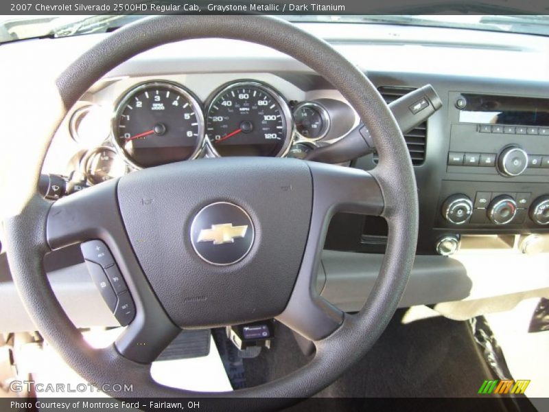 Graystone Metallic / Dark Titanium 2007 Chevrolet Silverado 2500HD Regular Cab