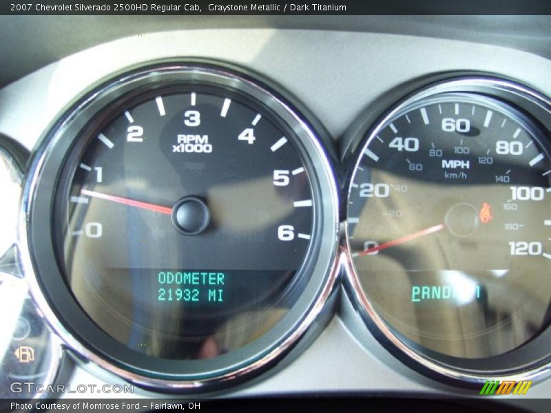 Graystone Metallic / Dark Titanium 2007 Chevrolet Silverado 2500HD Regular Cab