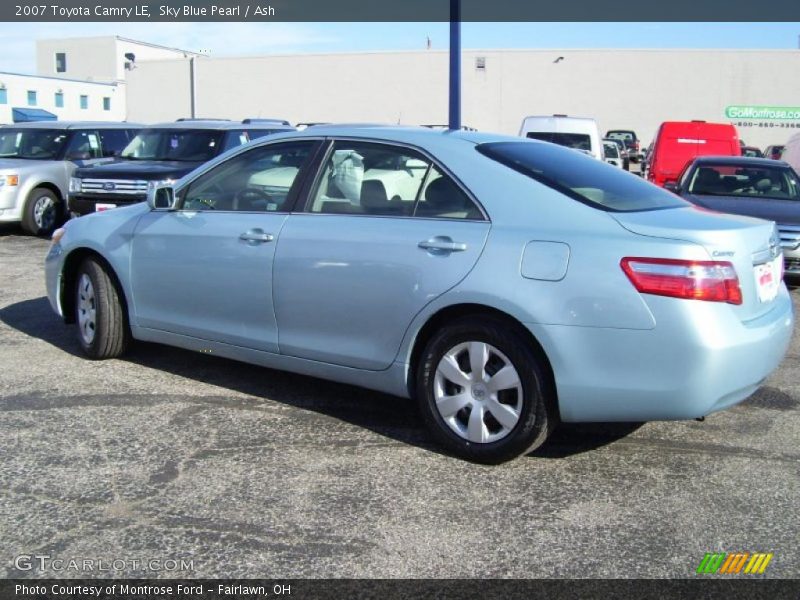 Sky Blue Pearl / Ash 2007 Toyota Camry LE