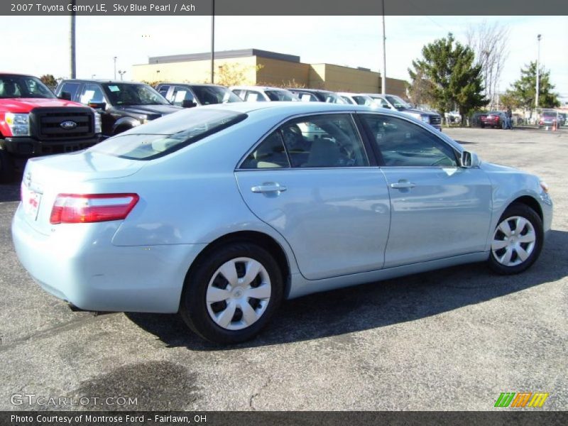 Sky Blue Pearl / Ash 2007 Toyota Camry LE