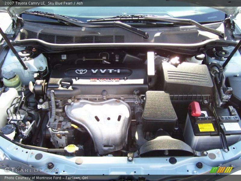 Sky Blue Pearl / Ash 2007 Toyota Camry LE