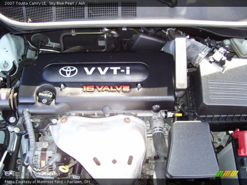 Sky Blue Pearl / Ash 2007 Toyota Camry LE