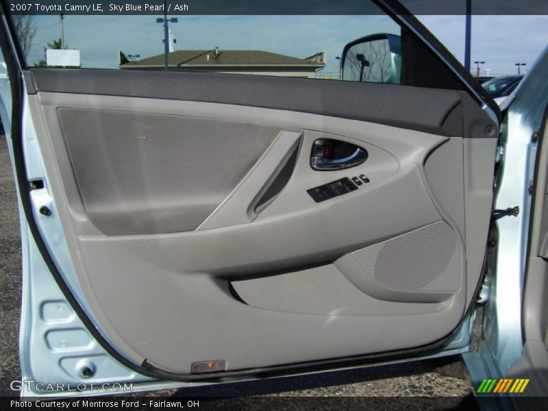 Sky Blue Pearl / Ash 2007 Toyota Camry LE